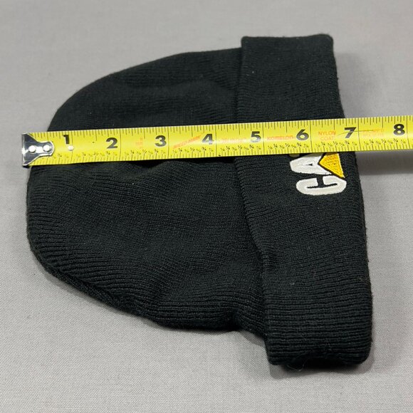 Caterpillar Cat Beanie Hat Skull Cap Black Ski Knit Outdoor Winter Diesel Mens - Picture 14 of 16